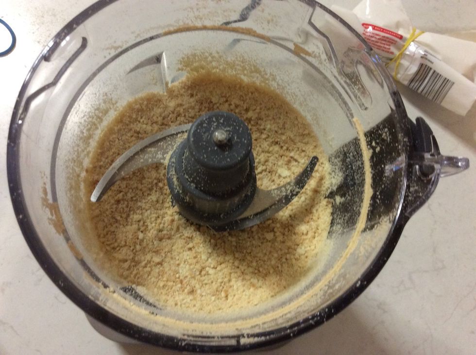 A birds eye view of the cookie crumbs.