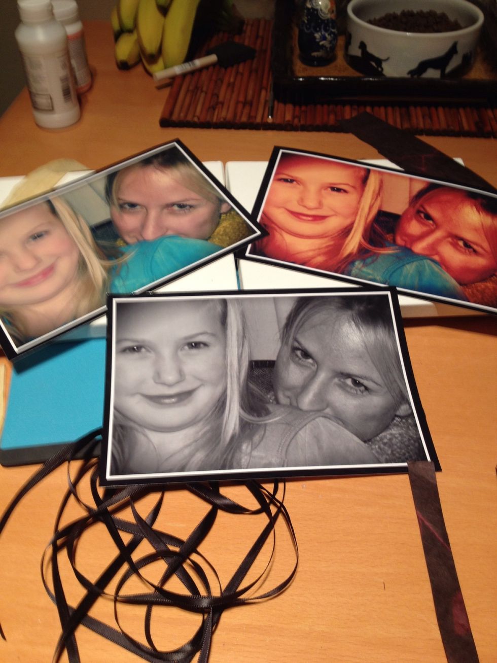 A birthday present for my sister. I chose three different tones of the same photo.