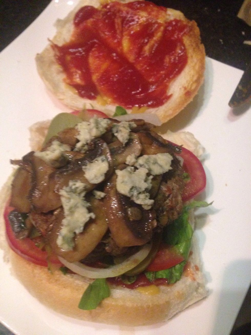 A bit more blue cheese if you dare