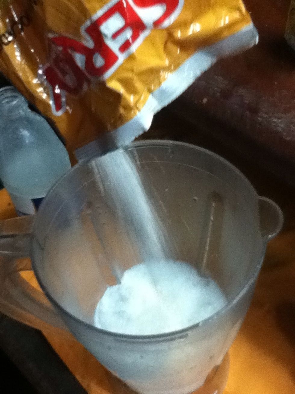 ...a bit of coconut in powder...