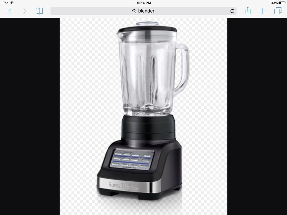 A blender is used to mix ingredients to make drinks. I can use this to make smoothies.