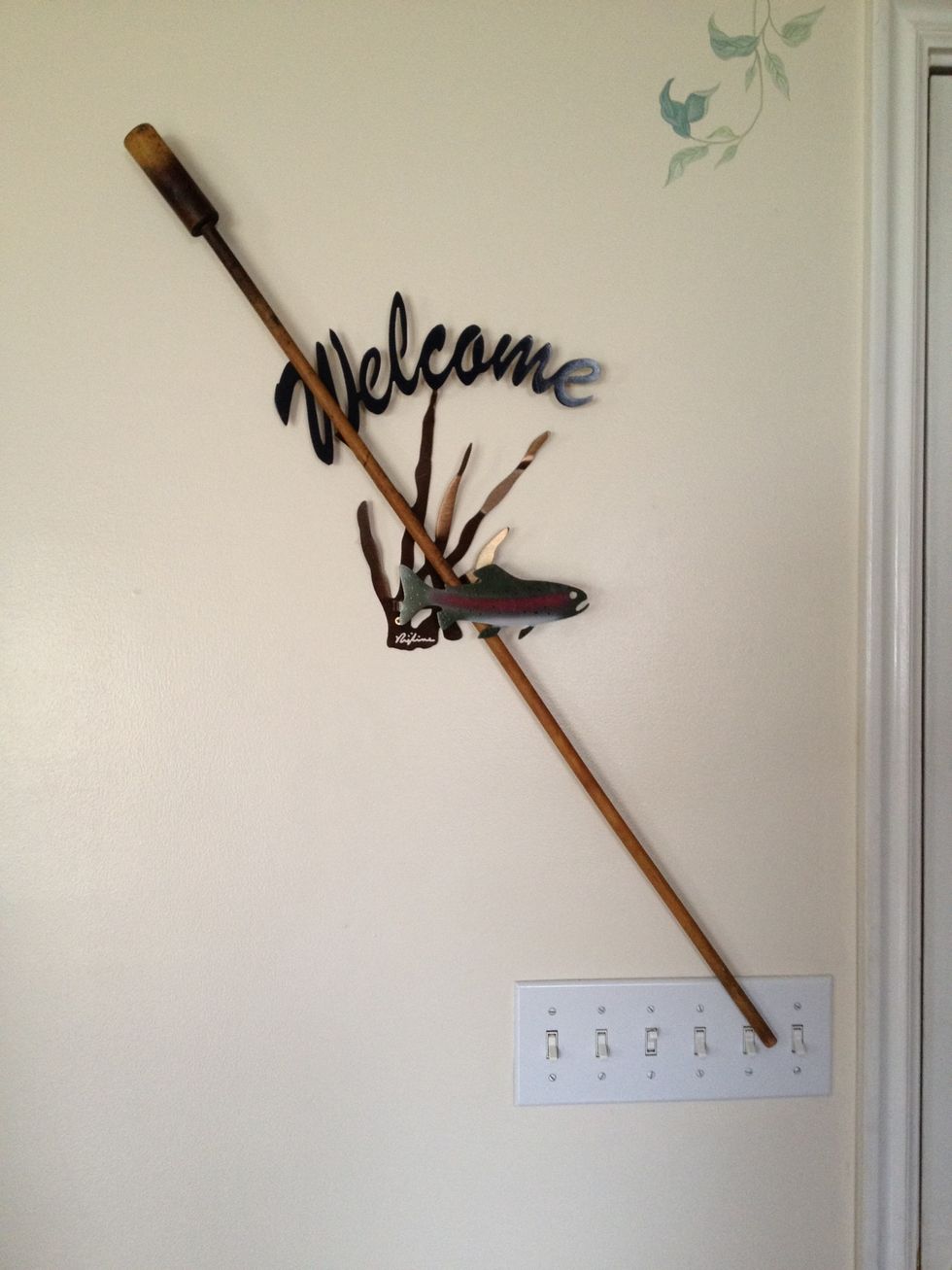 A completed woofum stick