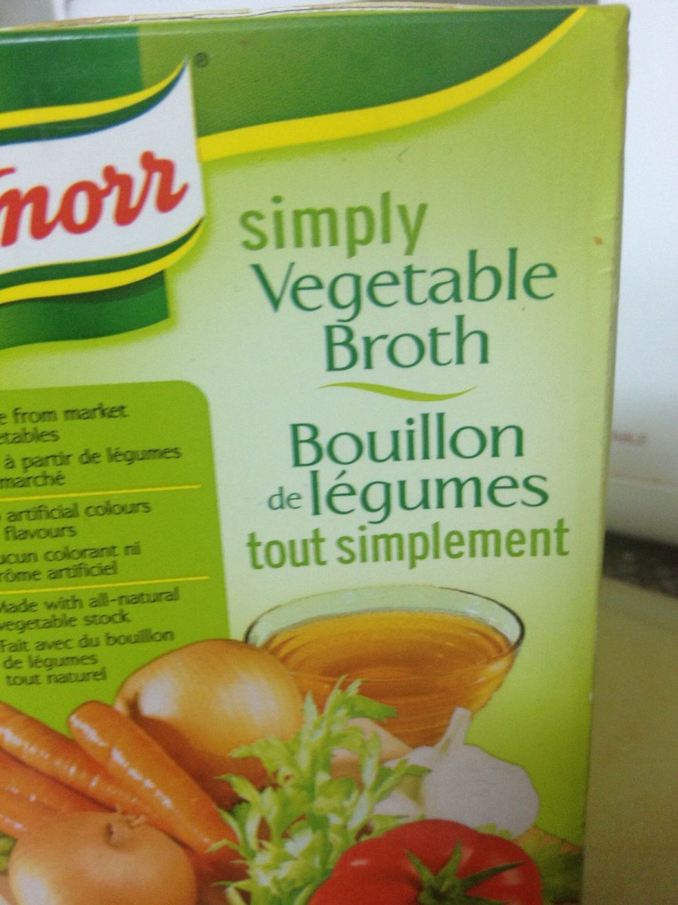 A couple tbsp of any kind of broth you have.