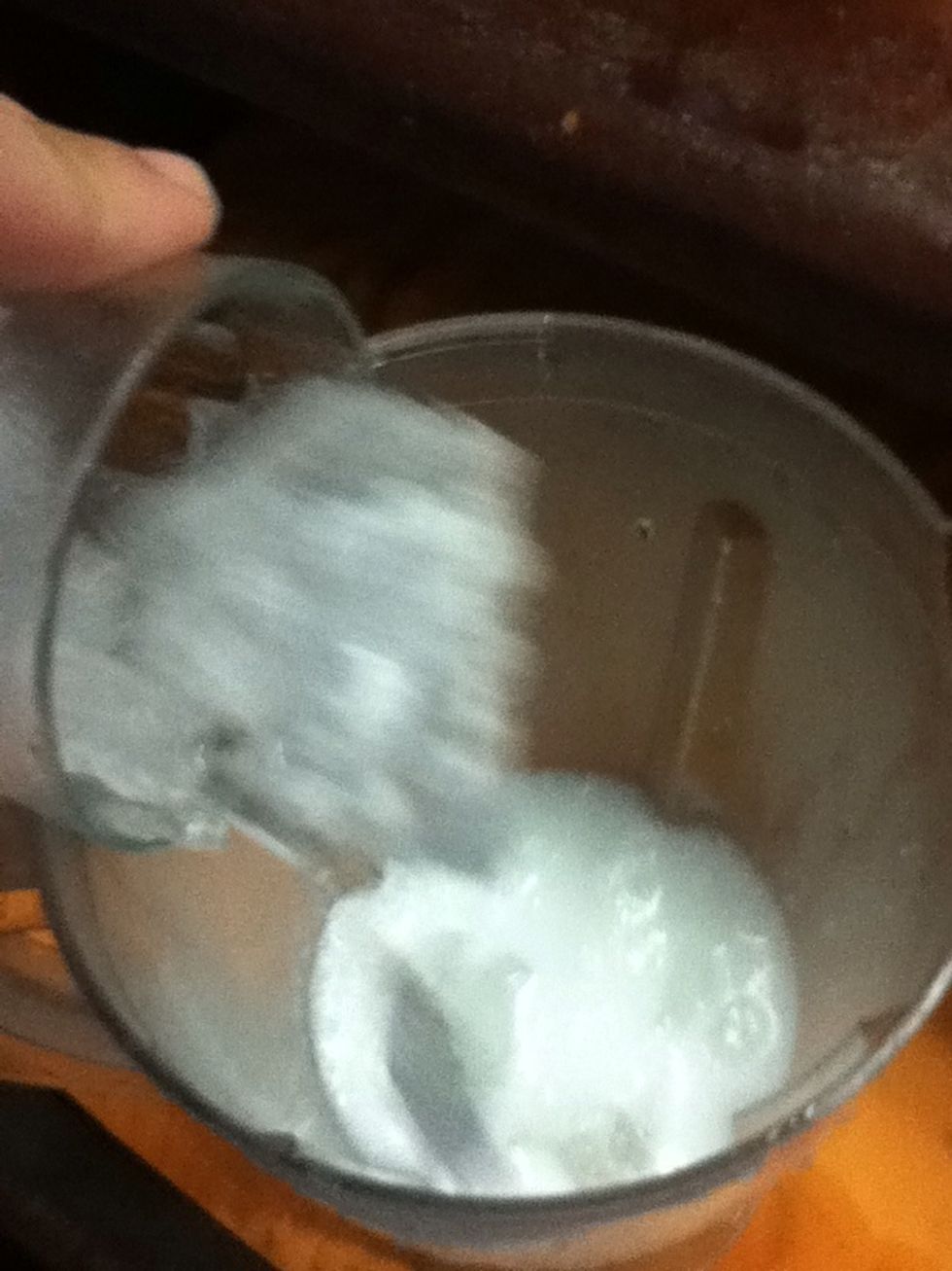 ...a cup full of ice...