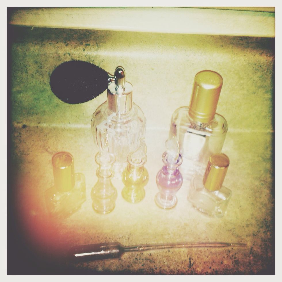 A cute perfume bottle can help add character to your unique fragrance.