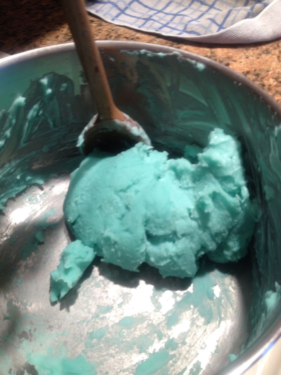 A dough ball will eventually form
