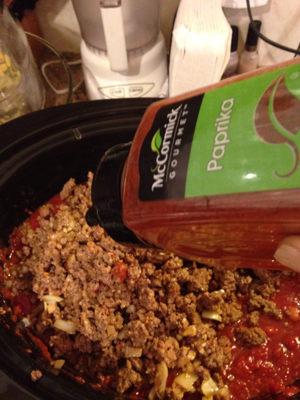 A few good shakes of the paprika