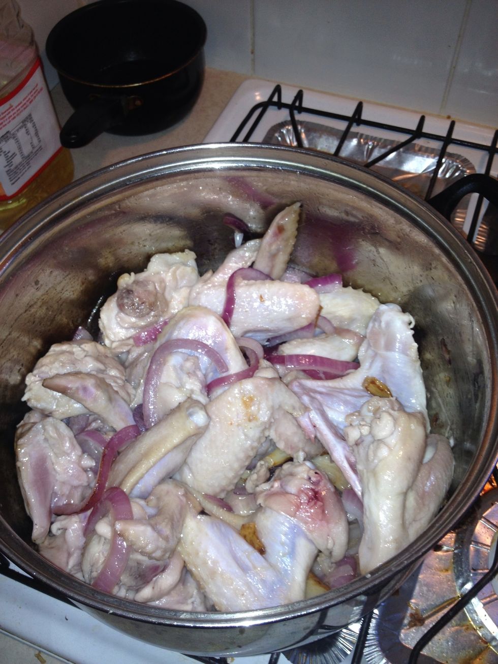 a few minutes of browning