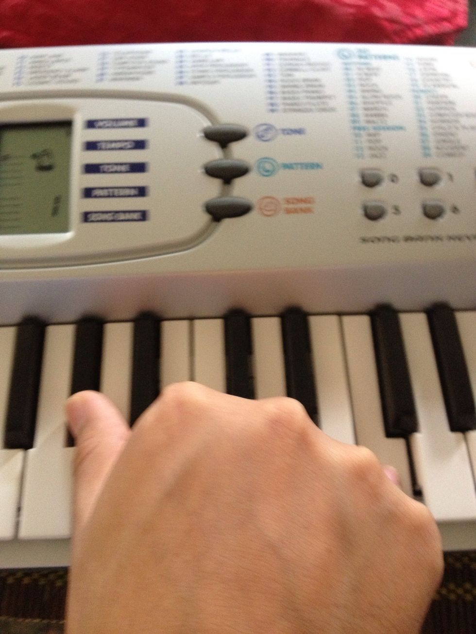 A flat on the 3rd and F on the 4th