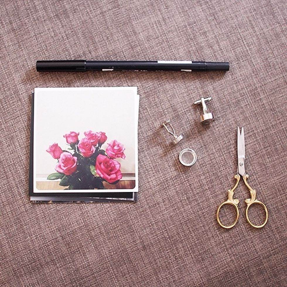 A glance at the supplies used in this DIY.