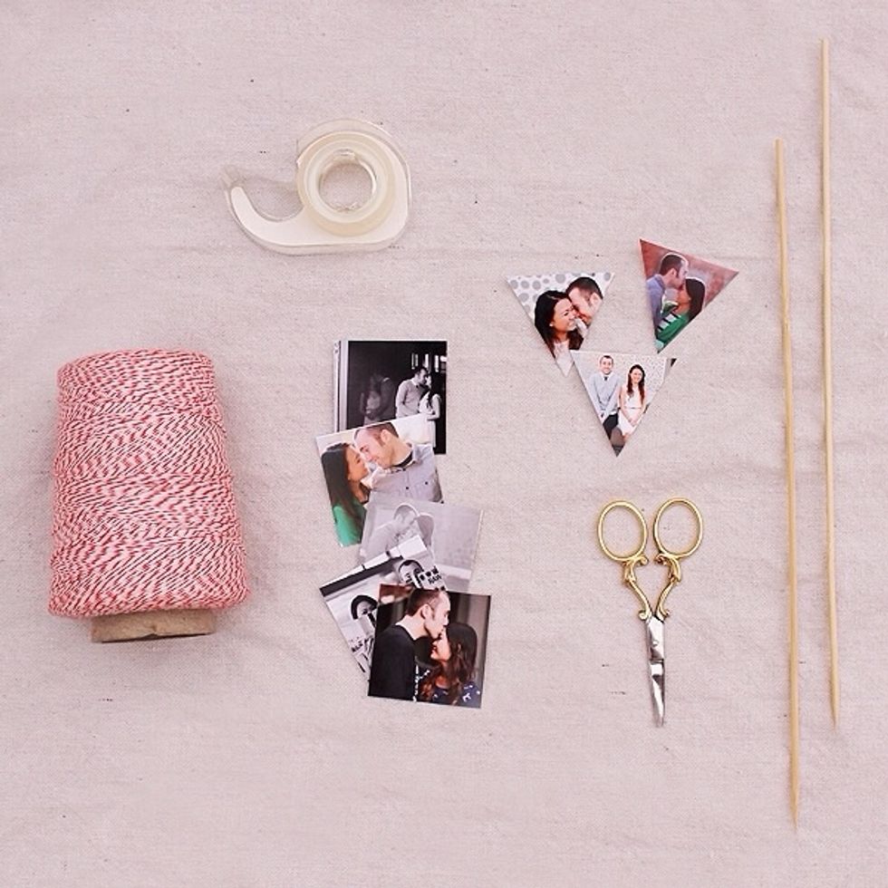 A glance at the supplies used in this DIY.