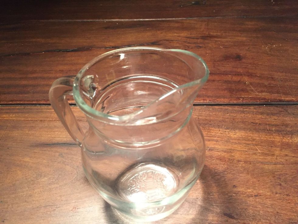 A glass or a jug. Anything you would like your iced coffee to be prepared in.