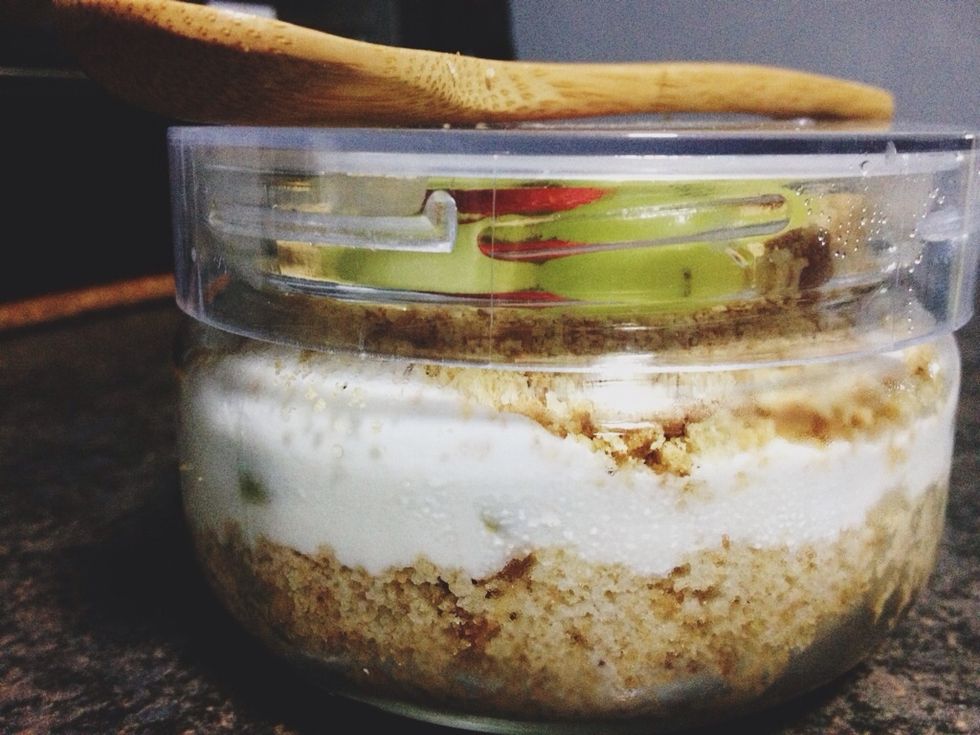 A healthy simple breakfast.