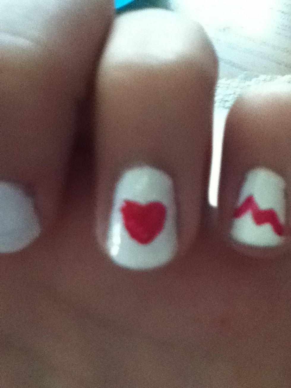 A heart on ring finger