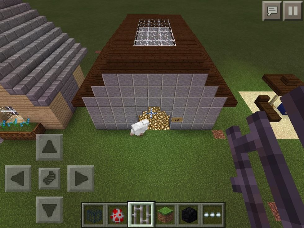 A inspiration garden! Looks like the sheep wants some inpiration\ud83d\udc0f
