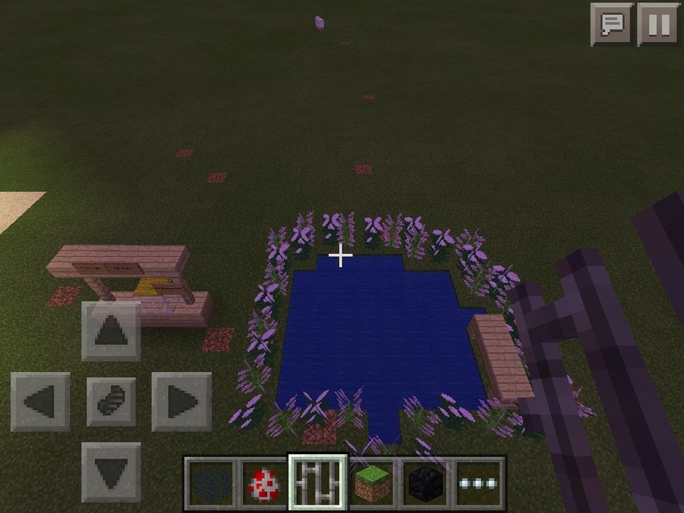 A lake made by the inspiring Paige\ud83d\udc9c