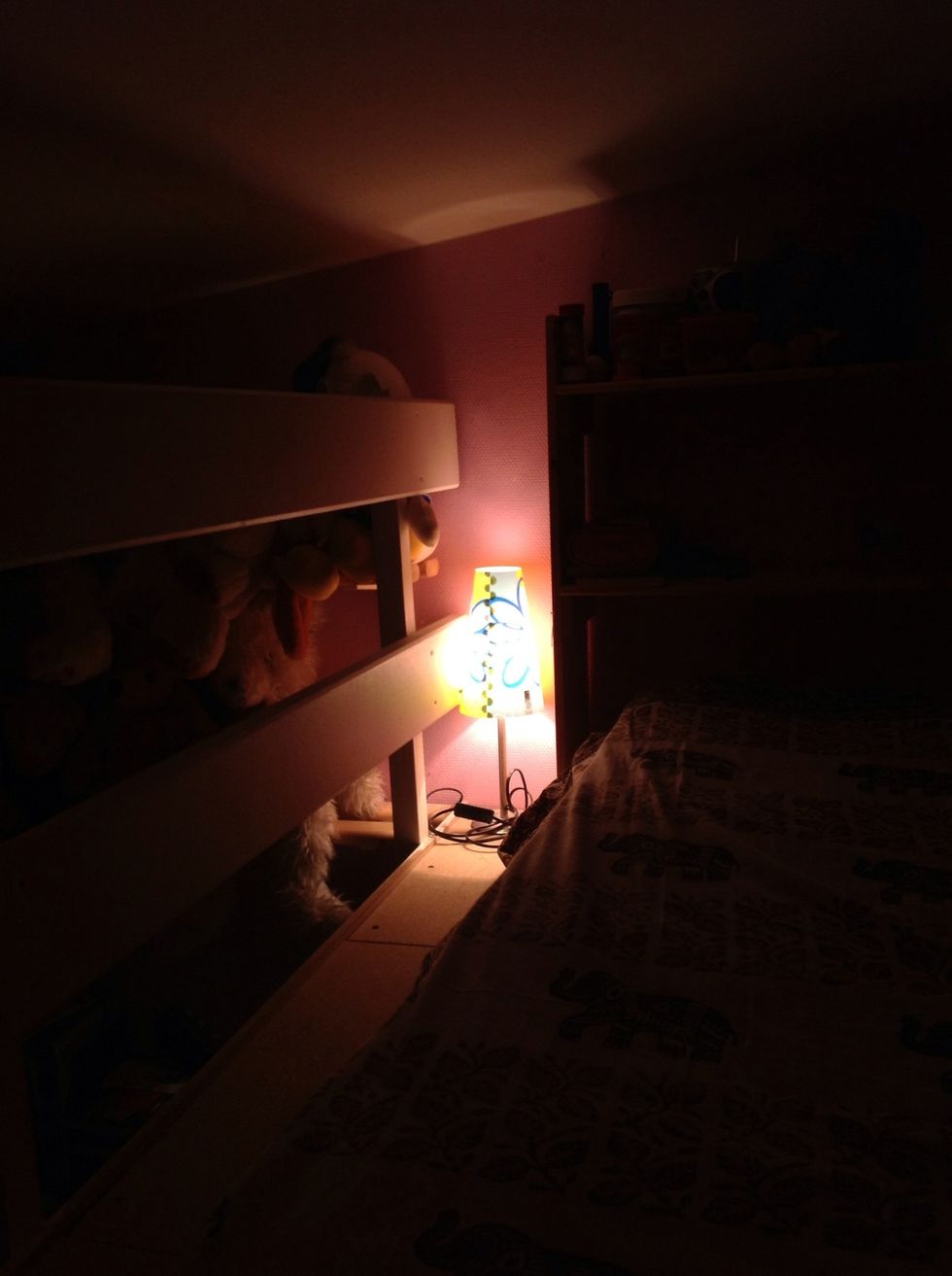 A lamp is a must!!! I like to have a little one with a orange-ish light color.\ud83d\udc40