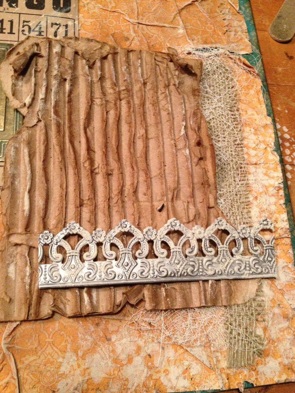 a light touch is best.