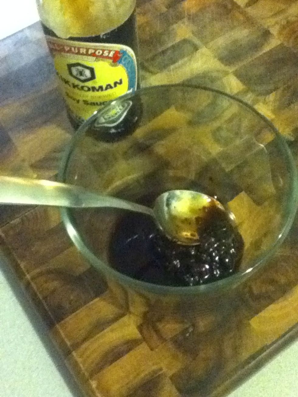 A little drizzle of soy...