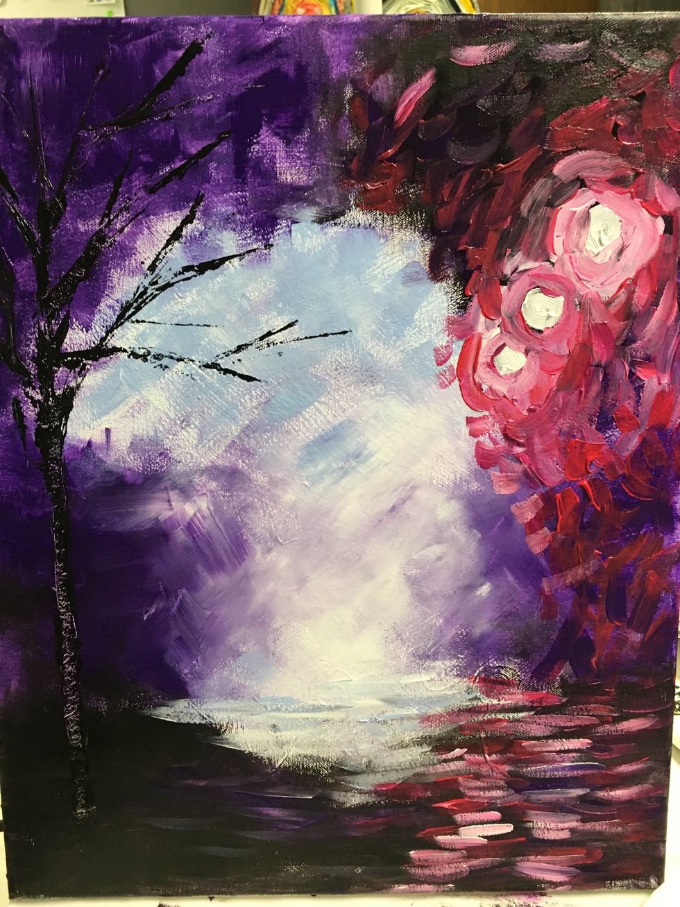 A little more pink, a little more white.