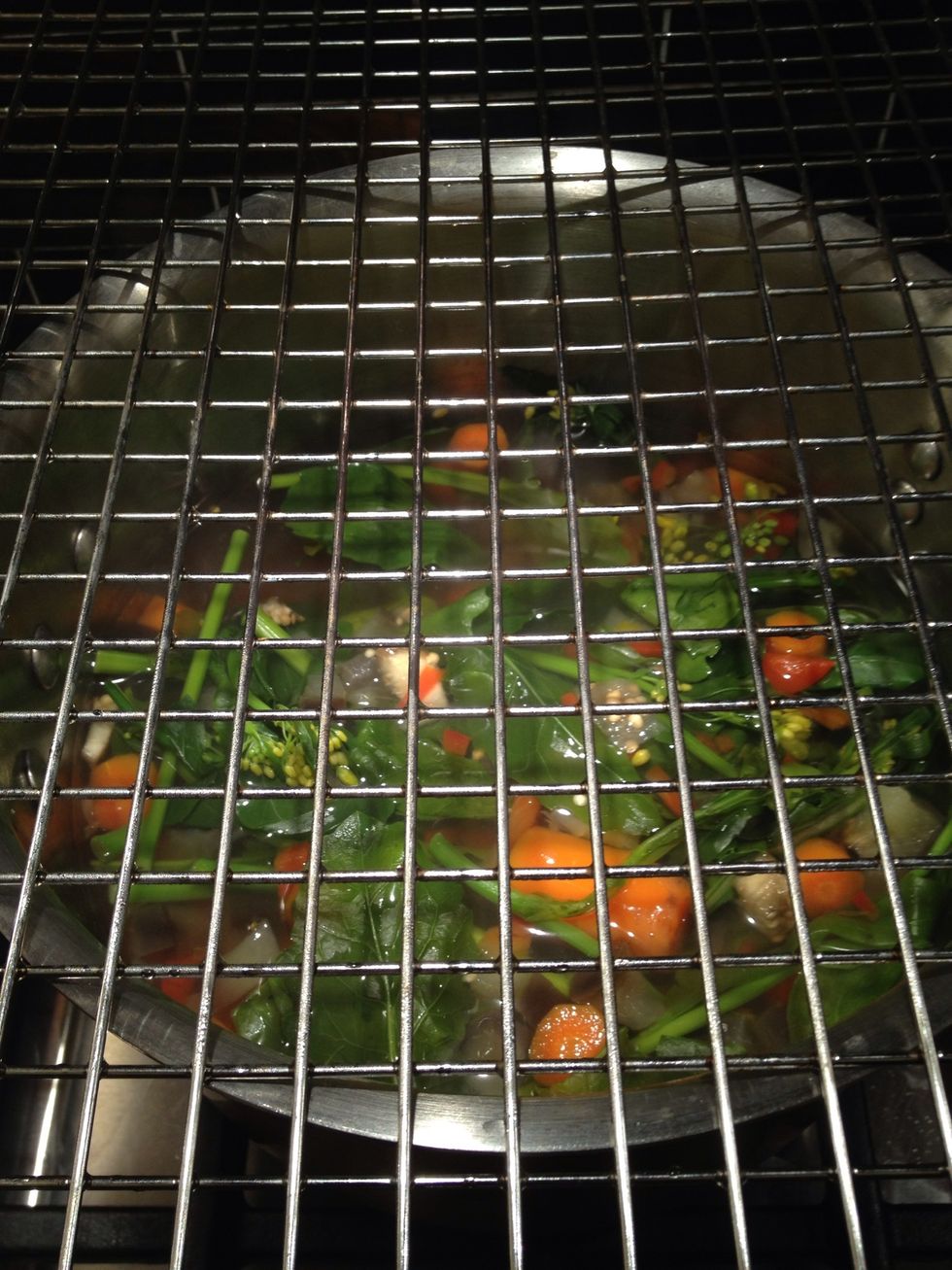 A lot of aromatics in there. Yummy.