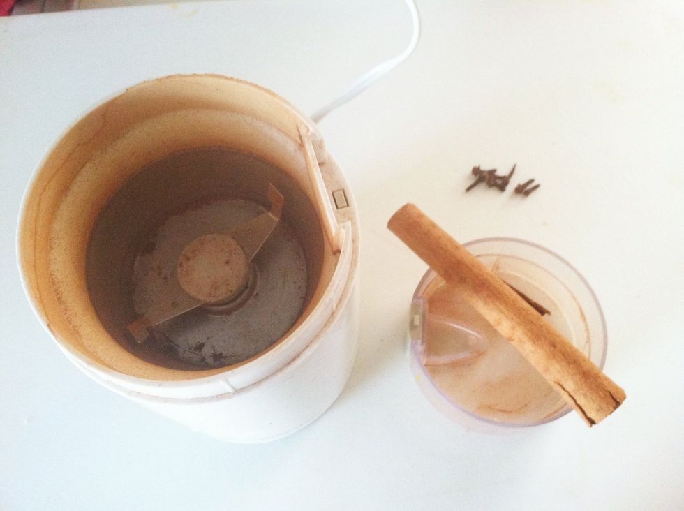 A low cost coffee grinder is perfect for making the small amounts needed for many recipes