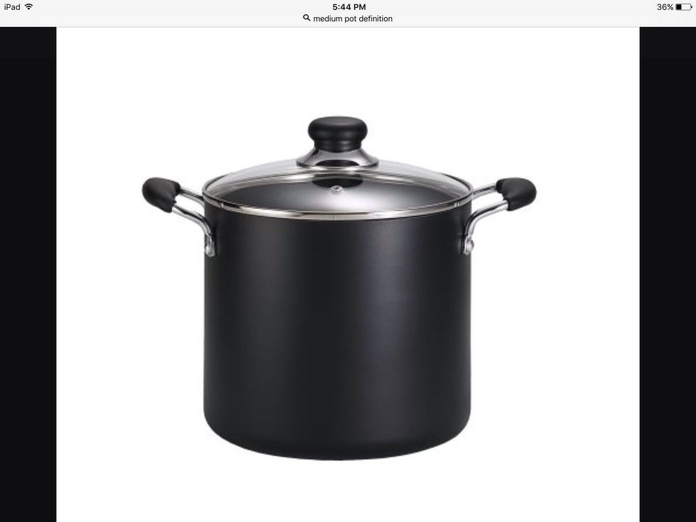 A medium pot is used to make soup, I can use it to make soup