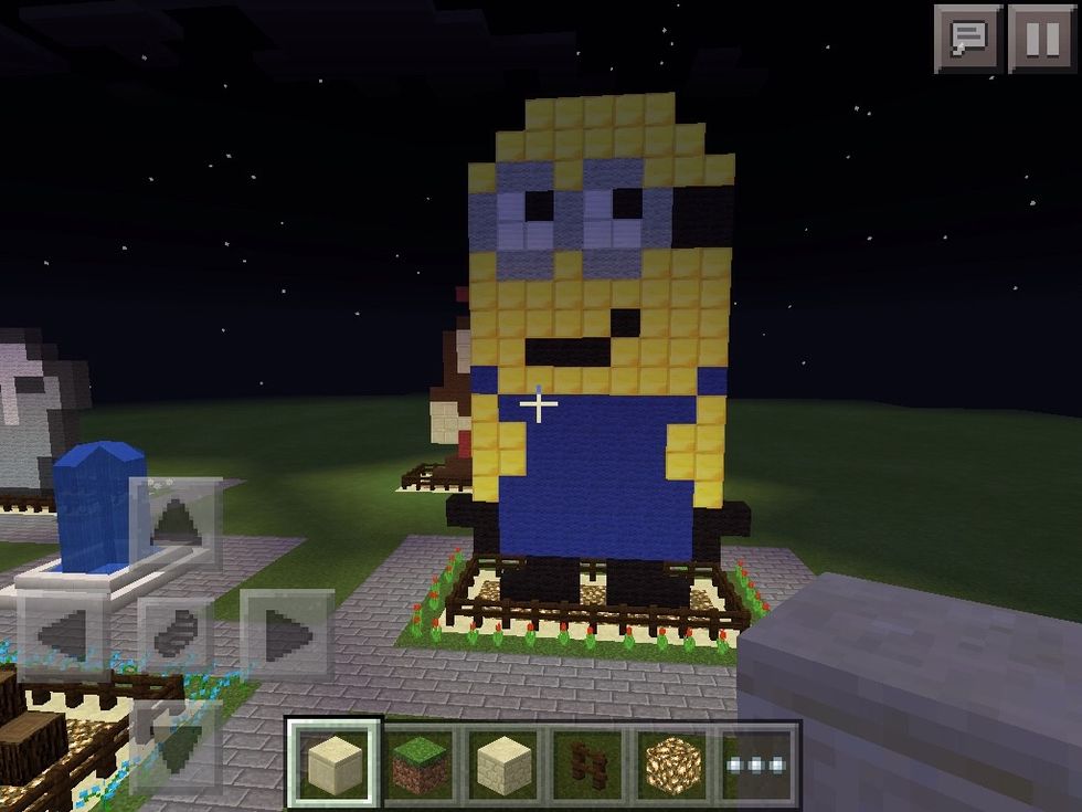 A minion! Made by Manu Leigh