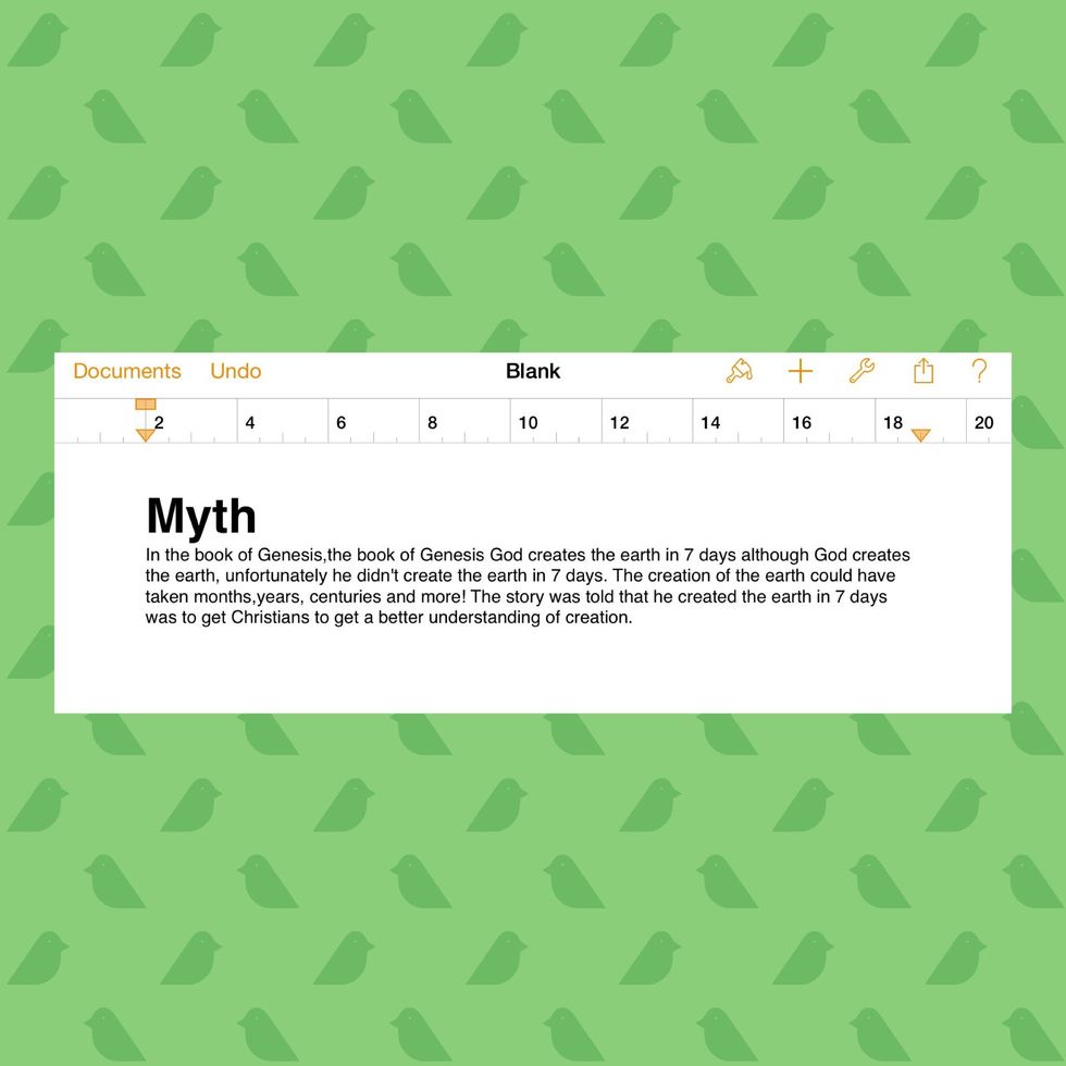 A myth in the bible