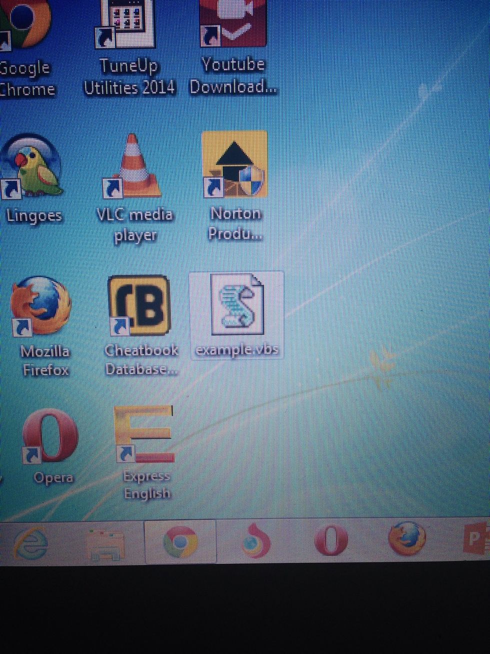 A new file will be created on your Desktop
