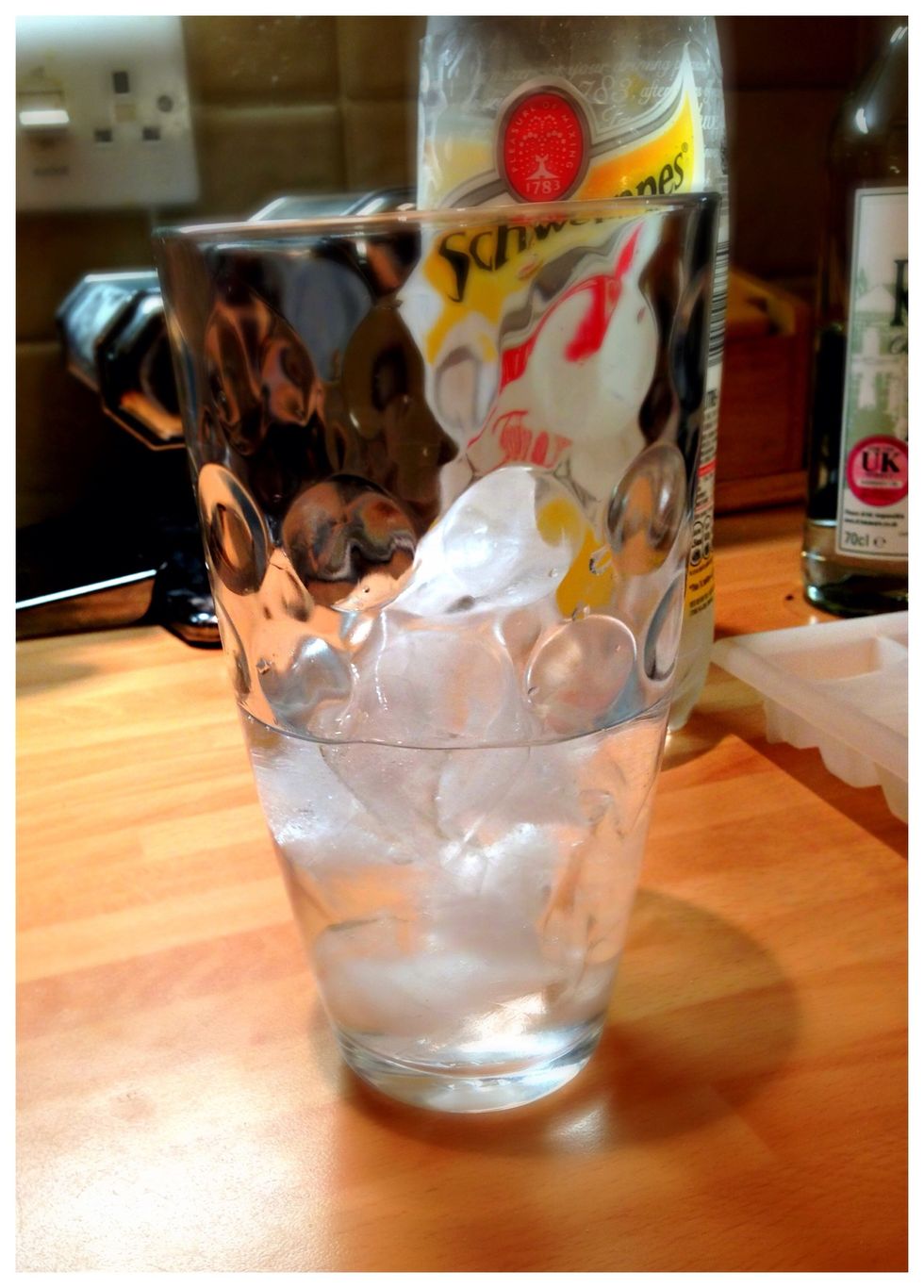 A nice big medicinal measure of Gin