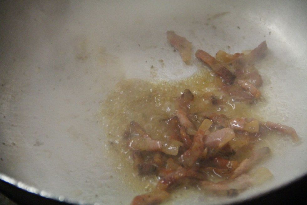 A nice sauce should be building up