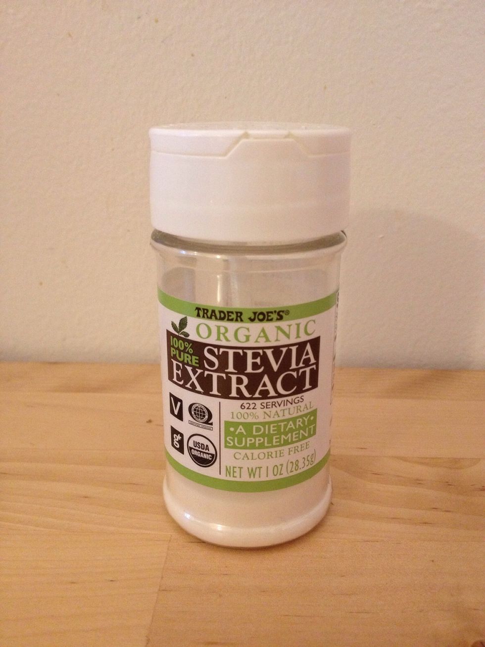 A note about stevia--many people find it bitter. There are some brands that are bitter and some that are not. I really like this brand. Find one you like and don't suffer through the bad taste!