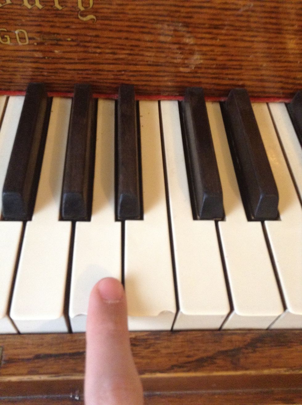 A, on the middle C octave.