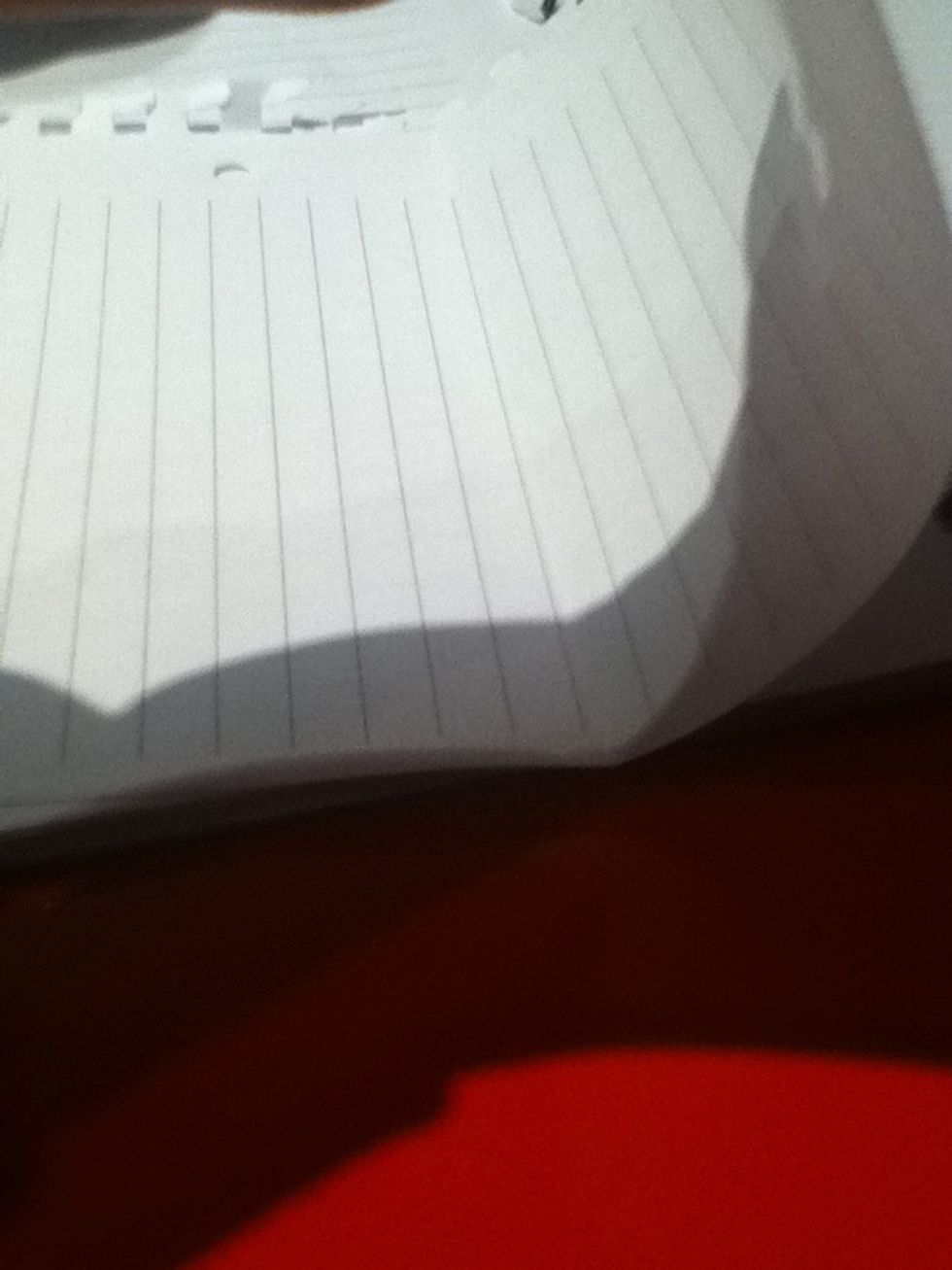 A piece of paper.;-)