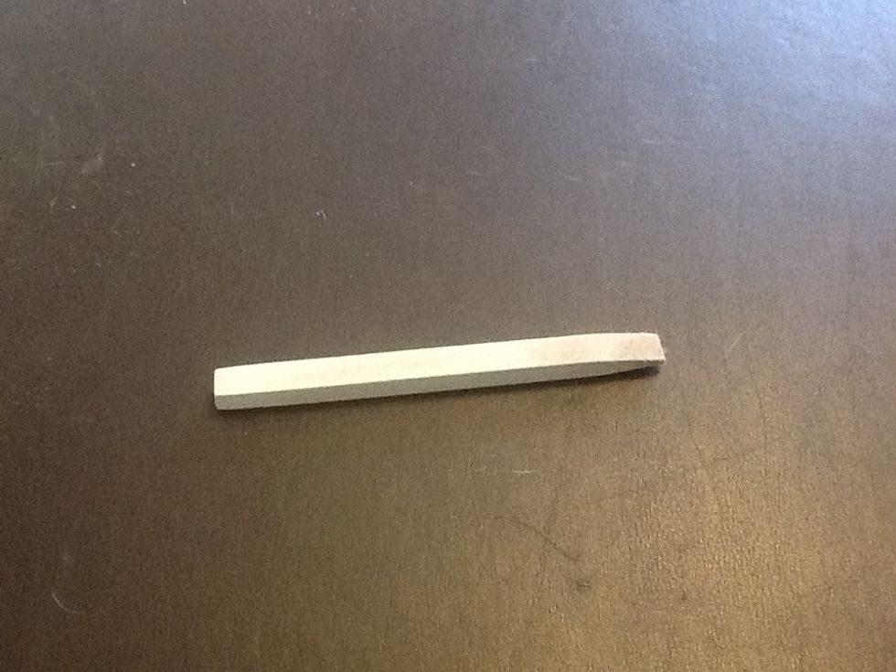 A pumice stone stick. This was the magic thing I didn't know I needed. Very inexpensive at Sally's beauty supply. It's like a super refined piece of cement, I guess. It will last forever.
