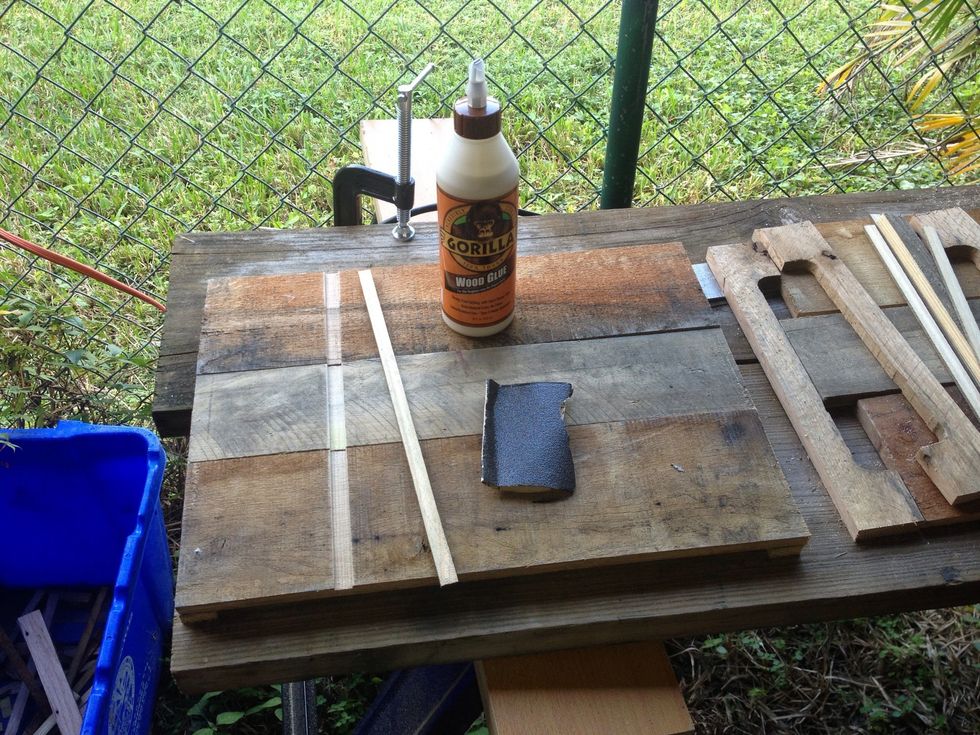 A quick sanding and some wood glue