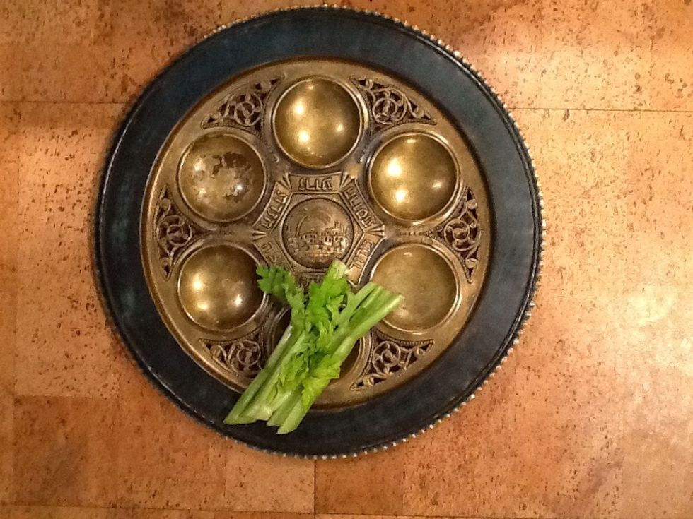 A second Bitter Vegetable is often used in addition to the maror as a bitter herb. Romaine lettuce, celery or even a boiled potato is used.