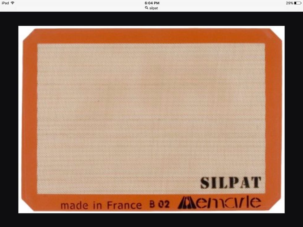 A silpat is used to make foods on a non-stick surface. I can use this for a non-stick surface.