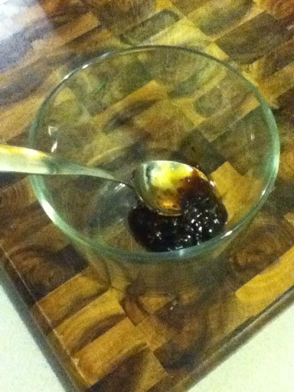 A small spoonful of black bean sauce...