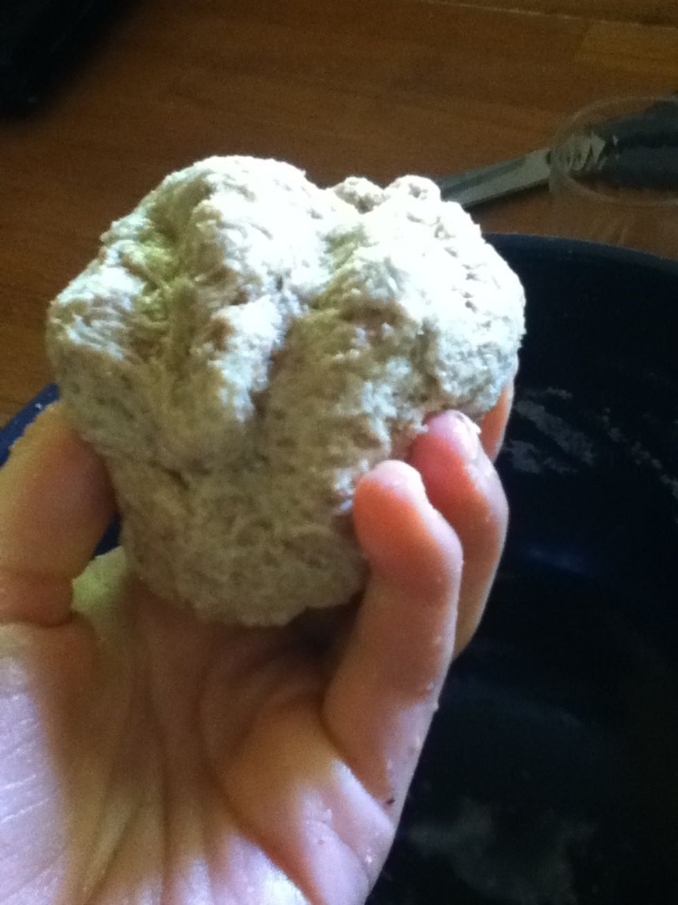 A spongy dough like this.