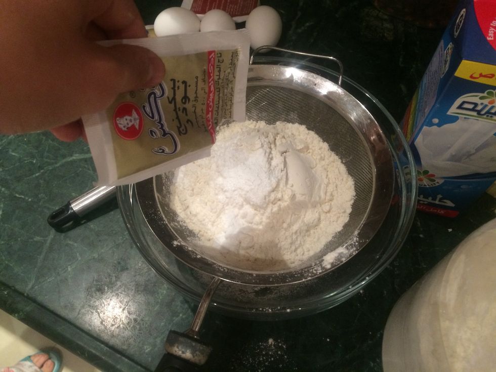 A sprinkle of baking powder