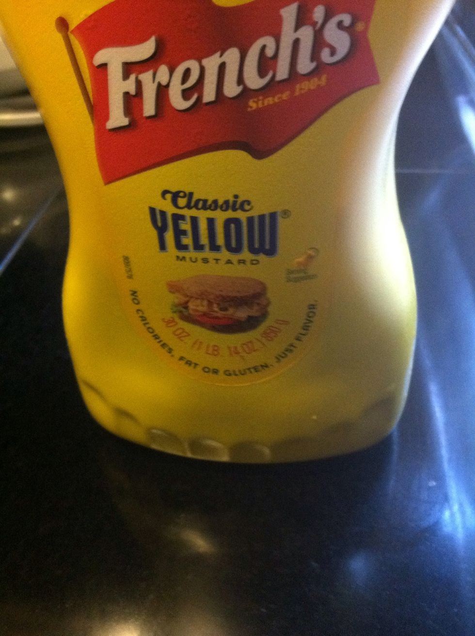 A tablespoon of mustard