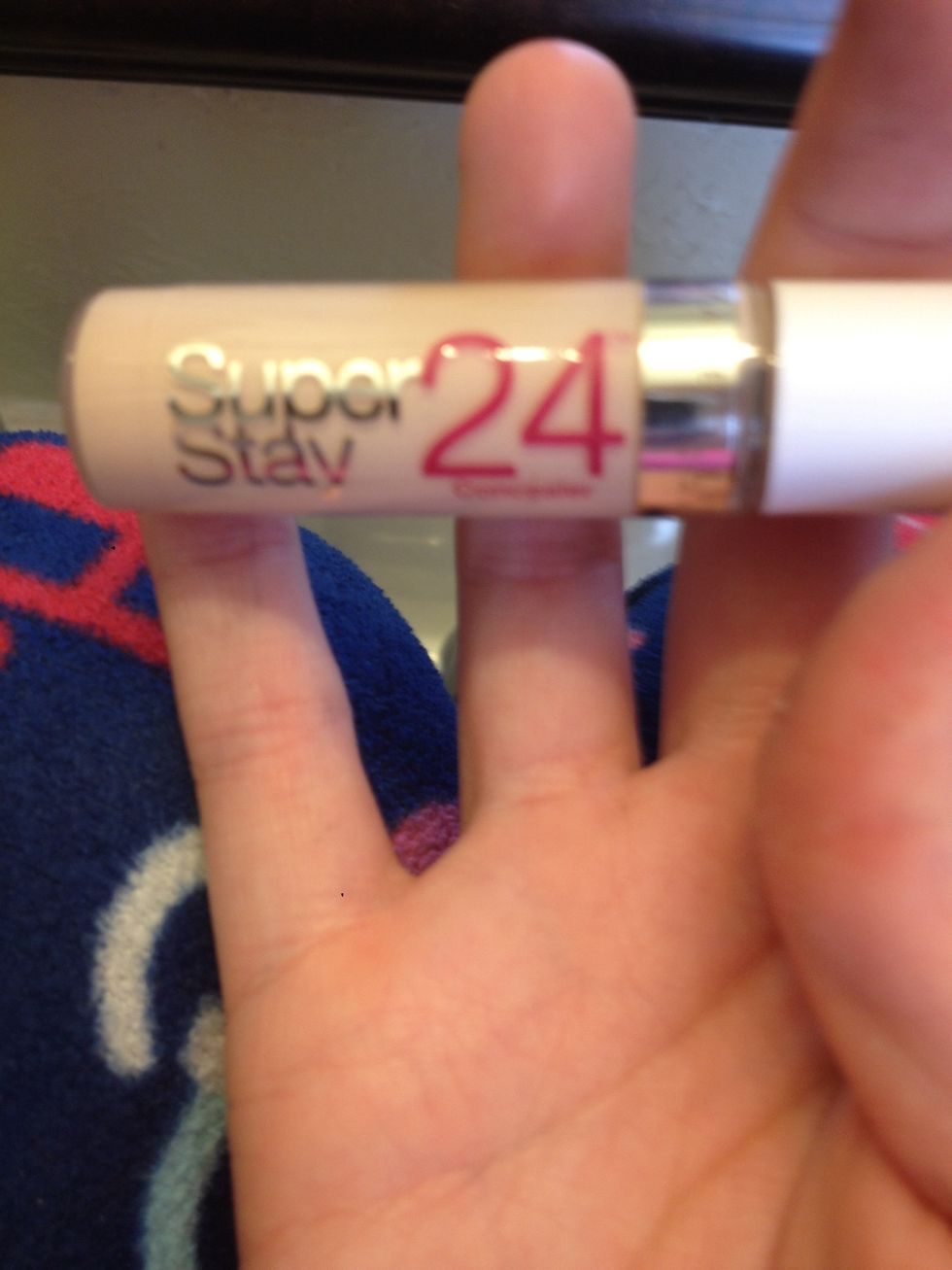A thick liquid concealer