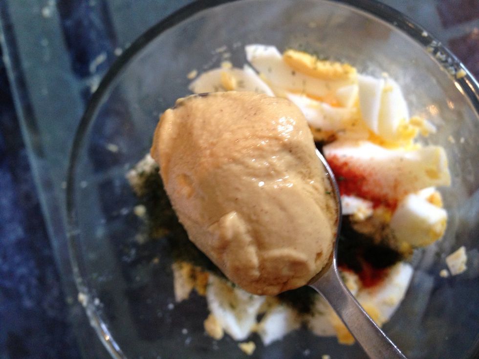 A tsp of Dijon mustard