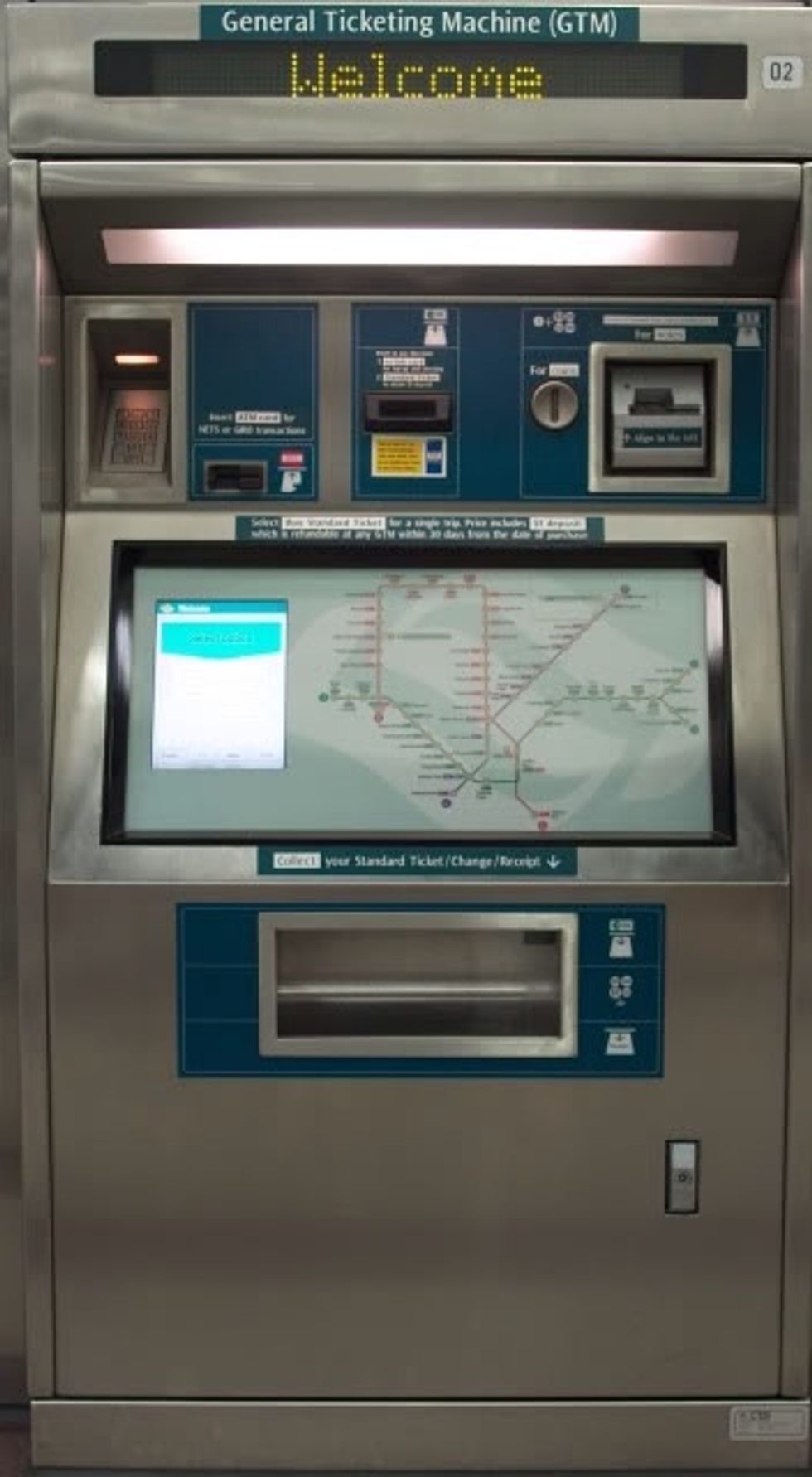 A typical General Ticketing Machine