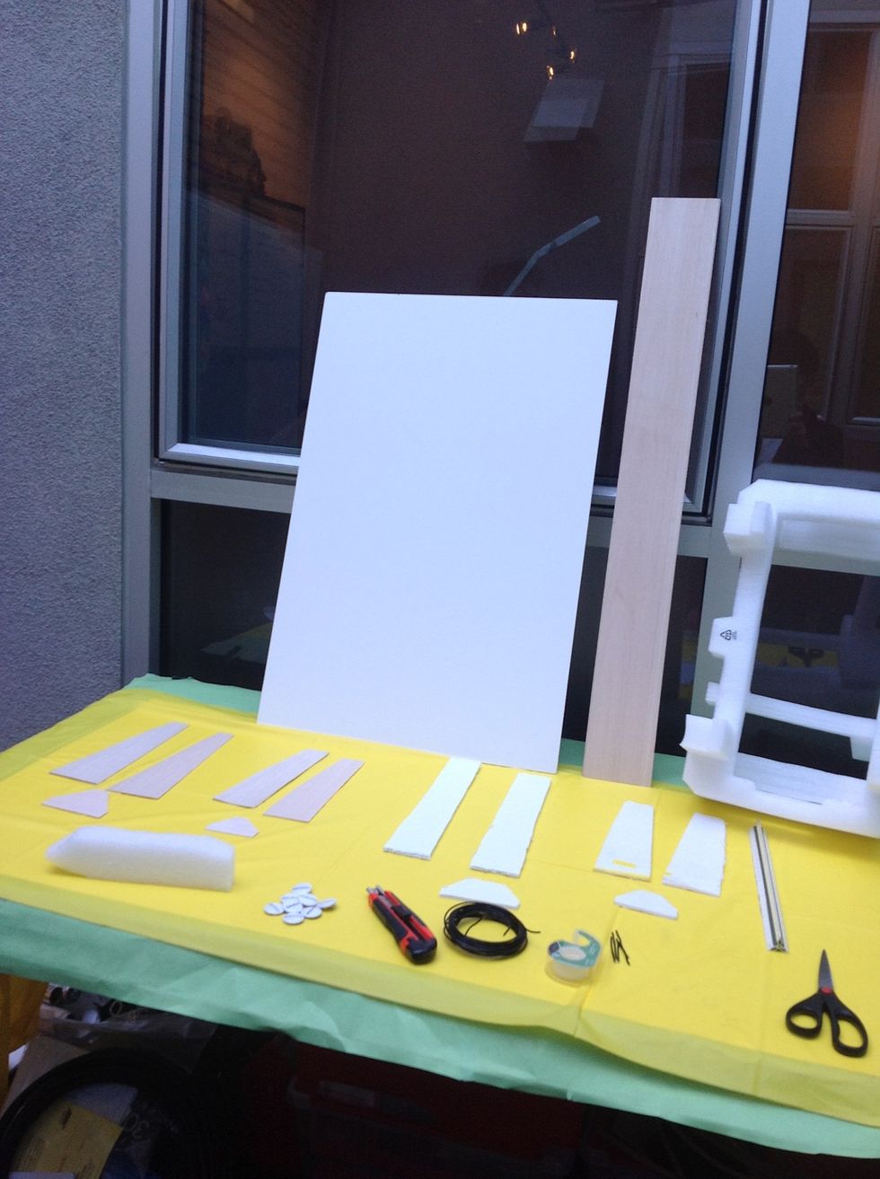 A visualization of all the supplies you will need.