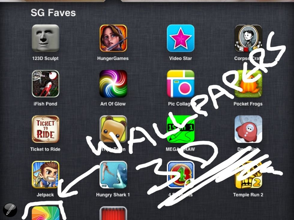 A wall paper app, of course