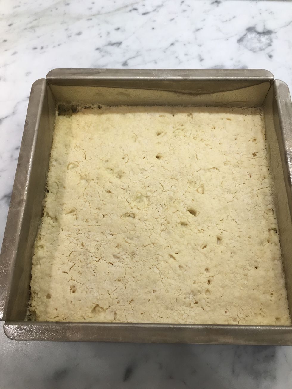 A word about timing- don't worry about timing. You can make the 3 parts in any order. The crust can be hot or cold, same with the rhubarb.