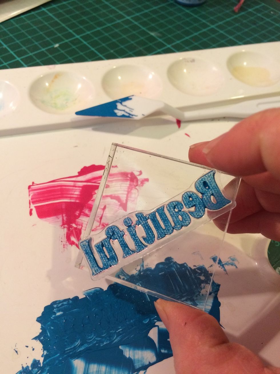 A word stamp.